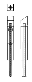 Swale Bollard - 1380mm