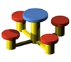 Disc Table with 4 Seats Image