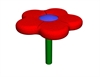 Image of single stem flower seat